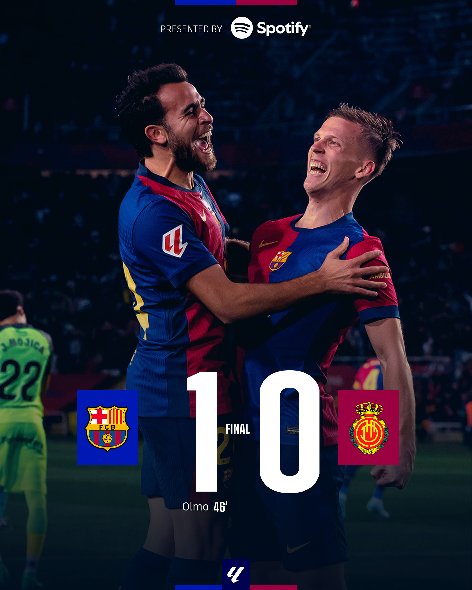 梅西梅开二度巴塞罗那客场2-1战胜马略卡的简单介绍 梅西梅开二度巴塞罗那客场2-1战胜马略卡的简单介绍